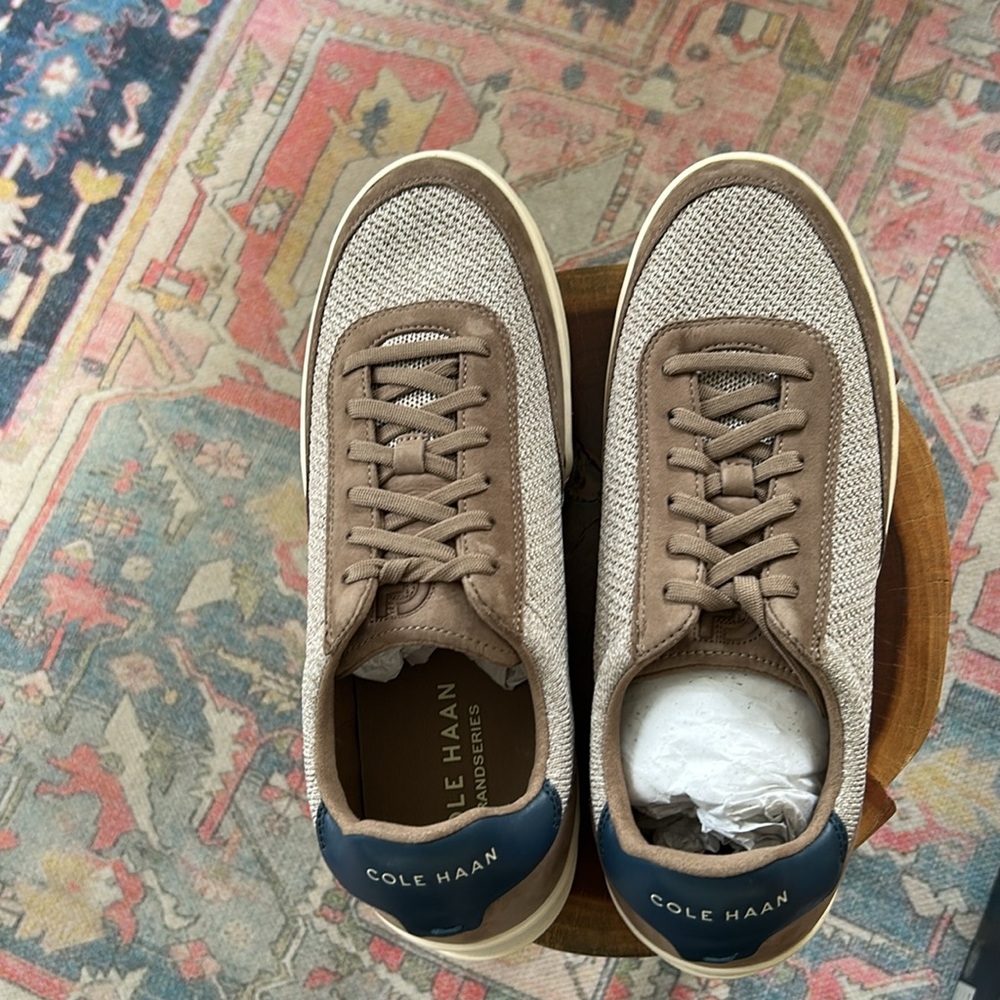 New Cole Haan GrandPro Leisure Sneaker 10.5 Irish Coffee